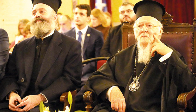 Ο Οικουμενικός Πατριάρχης με τον Αρχιεπίσκοπο Αυστραλίας κ.κ. Μακάριο