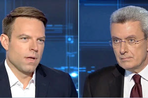  «Ποταμός» ο Στέφανος Κασσελάκης στον Νίκο Χατζηνικολάου, το βράδυ της Πέμπτης.