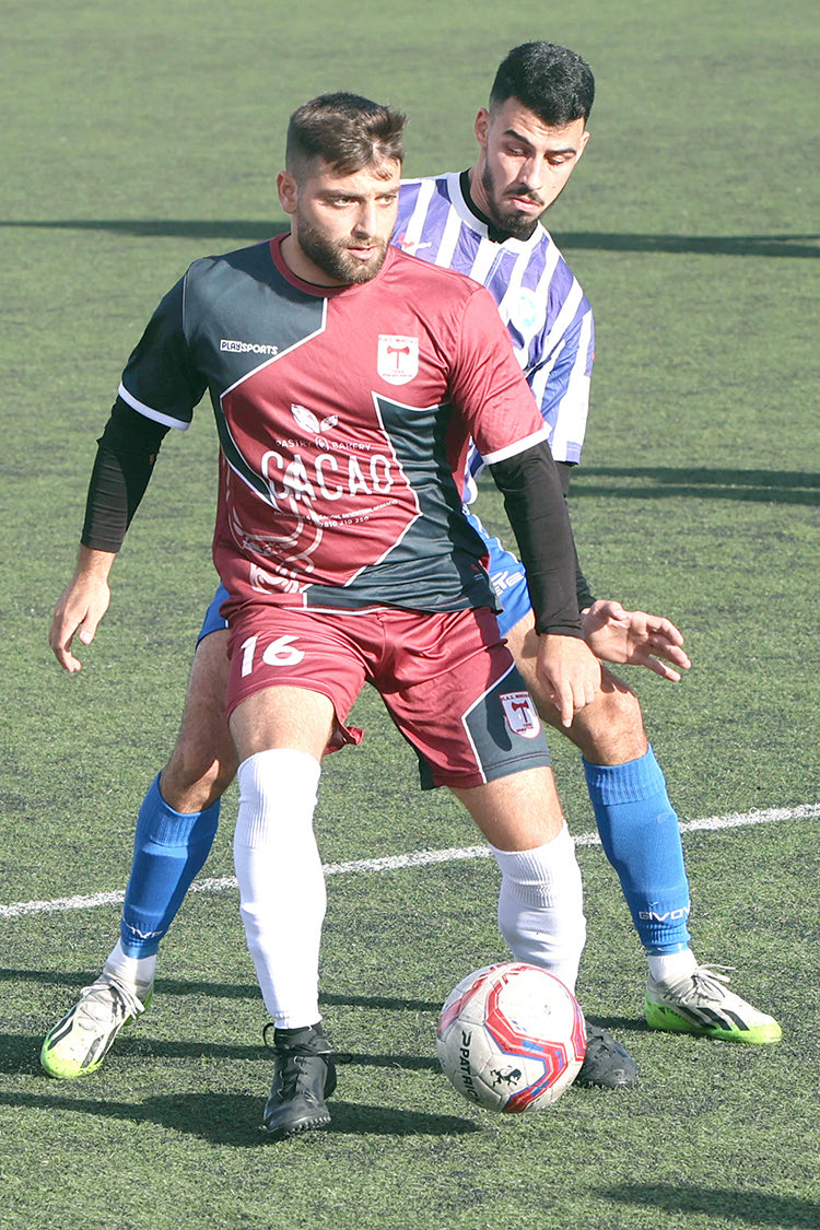 Φάση από την αναμέτρηση της Μινωικής με τον Ρούβα