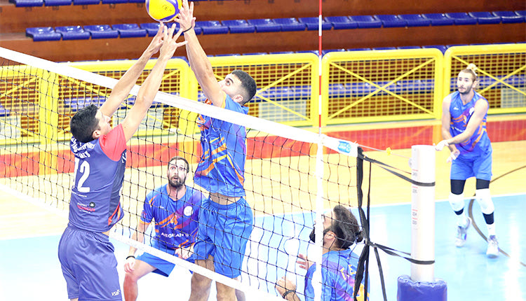 Φάση από το παιχνίδι της ΓΕΗ με την Αρμενική