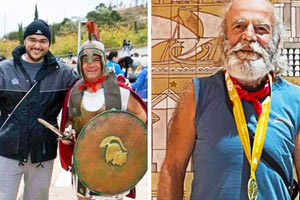 Με πανοπλία στον Μαραθώνιο ο Ιδομενέας