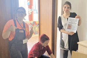 Η εθελοντική ομάδα του Πανεπιστημίου Κρήτης «Νοιάζομαι και Δρω» κοντά στους πλημμυροπαθείς