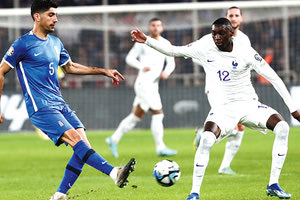 Ο Μπουχαλάκης σε φάση απο το χθεσινό ματς