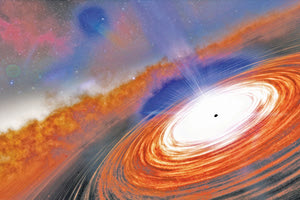 Αστρονομια Κβάζαρ & μαύρη τρύπα