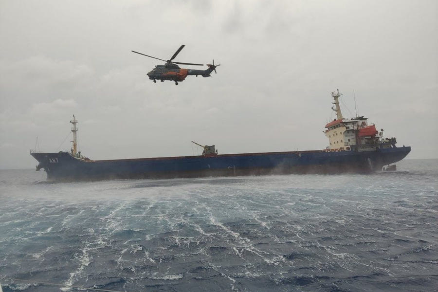 Συναγερμός στο Λιμενικό – Βυθίστηκε φορτηγό πλοίο στα ανοιχτά της Λέσβου. Σε εξέλιξη επιχείρηση διάσωσης του πληρώματος