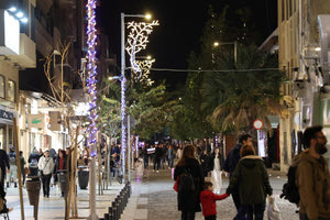 Χριστουγεννιάτικες εκδηλώσεις στο αναπλασμένο κέντρο της πόλης μετά τη μετατροπή της πλ. Ελευθερίας σε εργοτάξιο