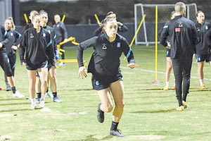 Από την τελευταία προπόνηση της Εθνικής γυναικών στο ΒΑΚ