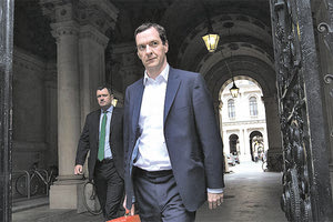 ο πρόεδρος του Βρετανικού Μουσείου Τζορτζ Όσμπορν,