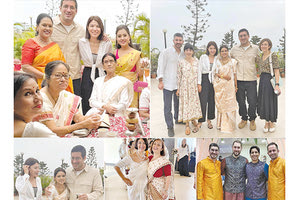 Ένας γάμος με ολίγη Κρήτη, με Σουδάν και μπόλικη Ινδία! Στην Ινδία βρίσκεται αυτές τις ημέρες το γνωστό στέλεχος του ΕΣΔΑΚ Χαρούλα Φιλοξενίδη και η κόρη της, γνωστή τραγουδίστρια Μαρίνα Σάττι, για τον γάμο του γιου και αδελφού τους Σαρίφ! Η οικογένεια βρέθηκε στην πόλη Γκαουχάτι της Ινδίας, όπου πραγματοποιήθηκε η γαμήλια τελετή, στην οποία ήταν ιδιαίτερα έντονο το παραδοσιακό στοιχείο. Να σας ζήσουν!