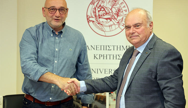 Υπεγράφη Μνημόνιο Συνεργασίας μεταξύ 
Πανεπιστημίου Κρήτης και Επιμελητηρίου Ηρακλείου