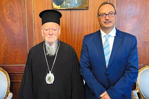 Ο πρόεδρος της ΠΑΕΑΚ στον Οικουμενικό Πατριάρχη