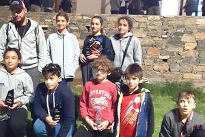 Οι αθλητές του ΙΟΗ που συμμετείχαν στους αγώνες του Αγ. Νικολάου