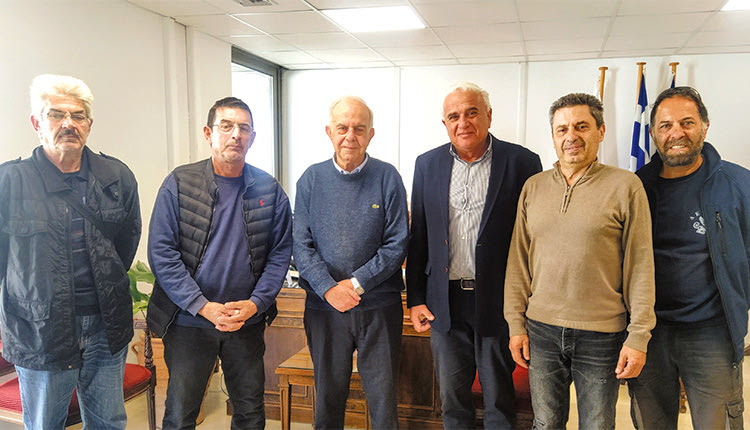 Εργαζόμενοι της ΔΕΥΑΗ συναντήθηκαν με τον δήμαρχο