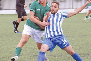 Φάση από το παιχνίδι Κεραυνός-Ασήμι για την Α2 ΕΠΣΗ.