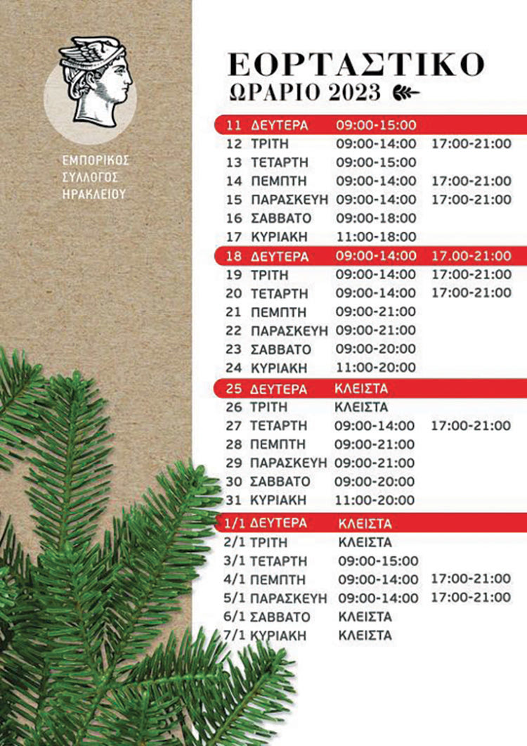 Έτσι θα λειτουργήσουν στις γιορτές τα μαγαζιά