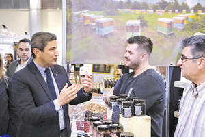 Το ‘’παρών’’ έδωσε στις εκδηλώσεις ο υπουργός Αγροτικής Ανάπτυξης και Τροφίμων κ. Λευτέρης Αυγενάκης