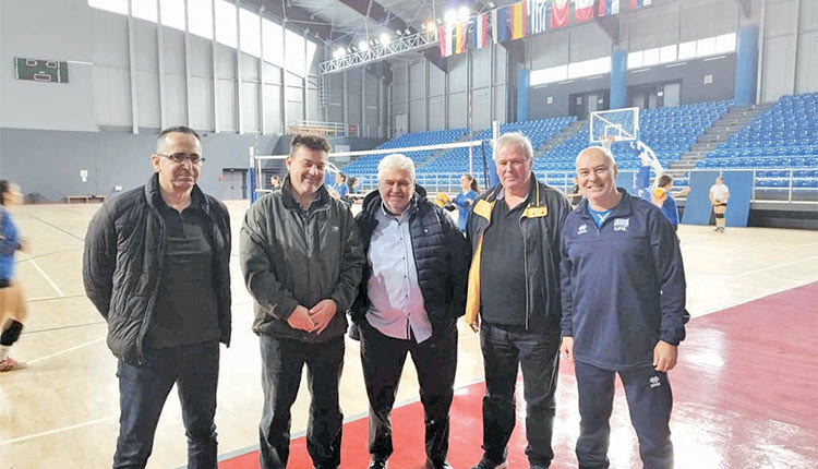 Στην προπόνηση του κλιμακίου Αν. Κρήτης ο πρόεδρος της ΕΟΠΕ