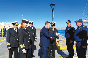 Με τα στελέχη του Λ.Σ. συνομίλησε ο κ. Παππάς