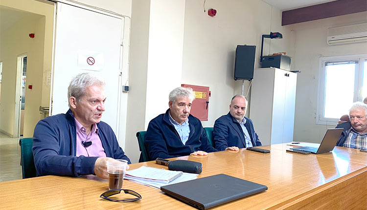 Συναντήσεις Καλοκαιρινού για την αντιπλημμυρική θωράκιση του Ηρακλείου