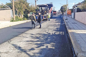 Από την ολοκλήρωση ασφαλτόστρωσης στην περιοχή του Κοκκίνη Χάνι