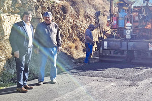 Από την επίσκεψη του αντι- περιφε- ρειάρχη στα έργα