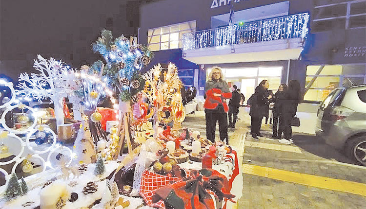 Εντυπωσιακή η φωταγώγηση στο Αρκαλοχώρι  