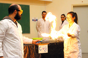 Το Τμήμα Χημείας υποδέχτηκε ωφελούμενους του Κέντρου Μαθησιακής και Παιδαγωγικής Υποστήριξης των Παιδικών Χωριών SOS