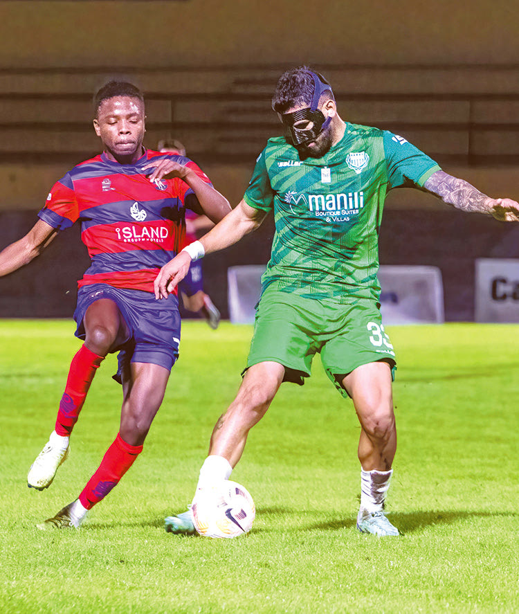 Φάση από το παιχνίδι του Γιούχτα στη Ρόδο