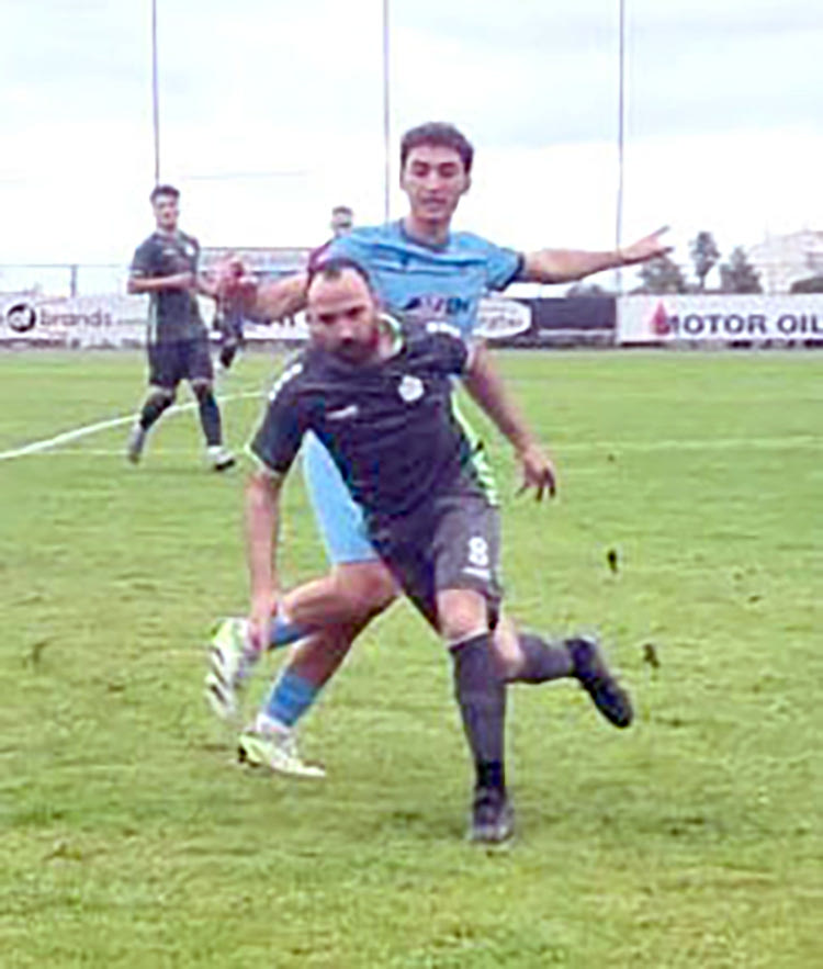 Ο Χατζηανδρέου στο χθεσινό ματς