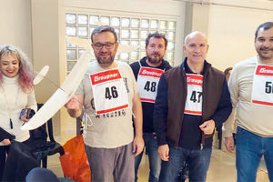 Αθλητές της Ενωσης Αερομοντελιστών Ηρακλείου στους αγώνες