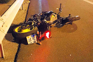 Οι δύο μηχανές κινούνταν στο ίδιο ρεύμα κυκλοφορίας