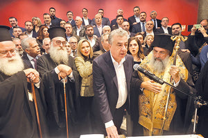 Τους βασικούς άξονες προτεραιοτήτων περιέγραψε στην ομιλία του ο Σταύρος Αρναουτάκης