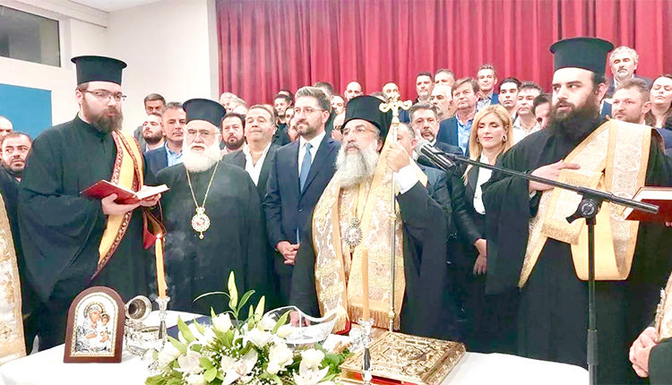 Από την ορκωμοσία του Μενέλαου Μποκέα