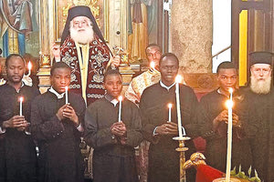 Ρασοφορία των ιεροσπουδαστών της Πατριαρχικής Σχολής Αλεξανδρείας