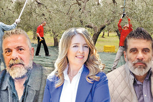 Ο Πρίαμος Ιερωνυμάκης Η Ειρήνη Χουδετσανάκη Ο Μύρων Χιλετζάκης