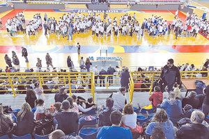 Αρκετά παιδιά συμμετείχαν και φέτος στο τουρνουά μίνι μπάσκετ που διοργάνωσε ο Δήμος Ηρακλείου