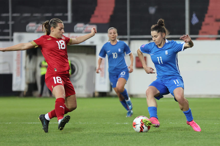 Ηττήθηκε με 2-0 από τη Σερβία η Εθνική Γυναικών στο Ηράκλειο