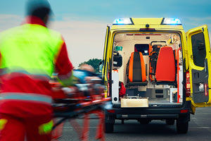 Σοβαρό τροχαίο στην παλαιά εθνική στον κόμβο των Γουβών