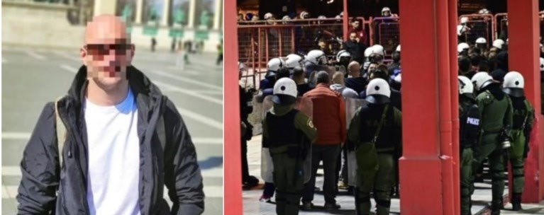 Πέθανε ο αστυνομικός που χτυπήθηκε από φωτοβολίδα στα επεισόδια στου Ρέντη