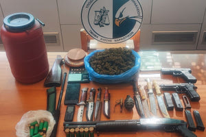 Ξανα με χειροπέδες ο 40χρονος Κρητικός Εκτός από την κάνναβη είχε και χειροβομβίδα