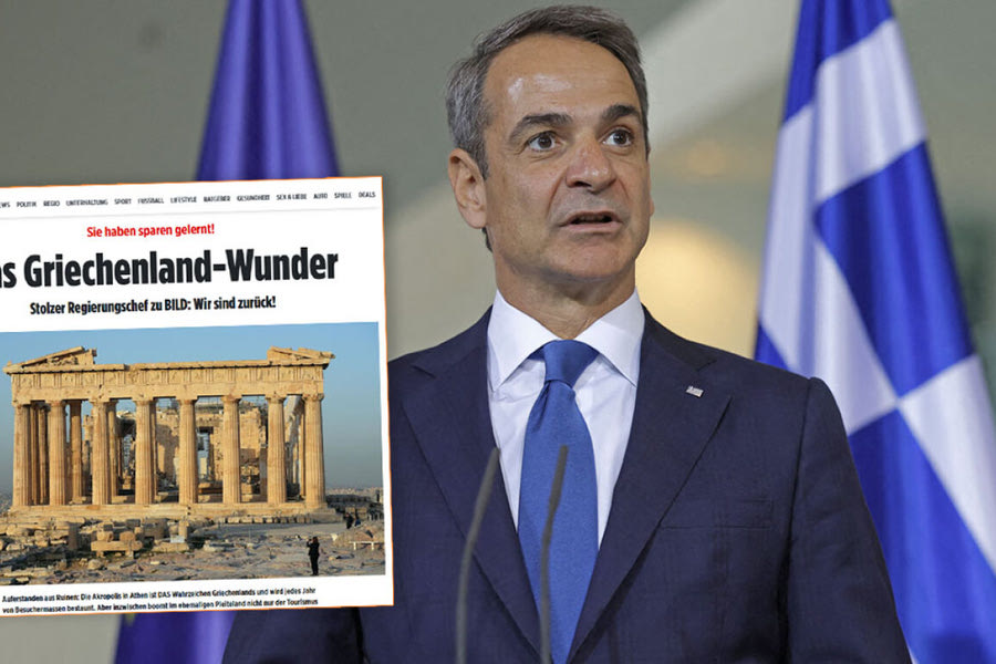 Η εκδίκηση: Η Bild μιλάει τώρα για  το”ελληνικό γαλανόλευκο θαύμα”