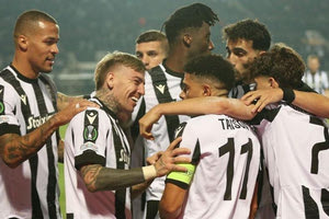 Γιόρτασε με «τεσσάρα» την πρωτιά στο Conference League ο ΠΑΟΚ