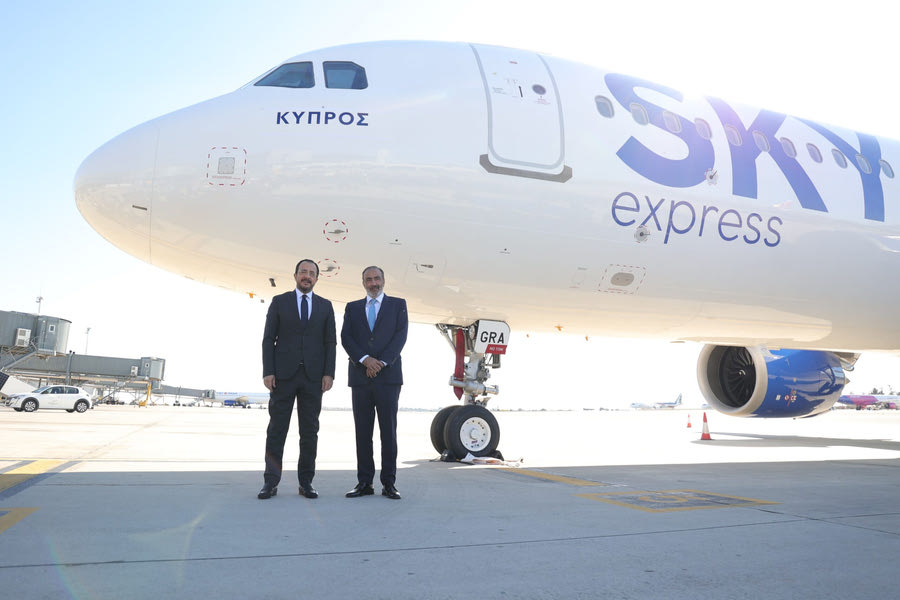 «ΚΥΠΡΟΣ» το πρώτο AIRBUS A321neo  της SKY express