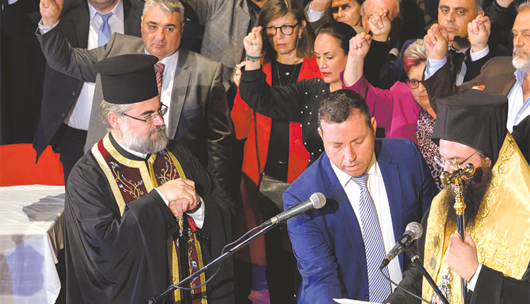 Από την ορκωμοσία της νέας δημοτικής Αρχής