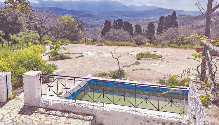 Η στέρνα στην Ιερά Μονή Αγίου Ιωάννου Προδρόμου-Καλλέργη