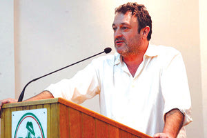 ο πρόεδρος του Εργατικού Κέντρου Ηρακλείου Στέλιος Βοργιάς