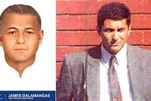 Αριστερά το σκίτσο του Τζέιμς Δαλαμάγκα όπως εκτιμούν οι αυστραλιανές Αρχές ότι θα είναι σήμερα