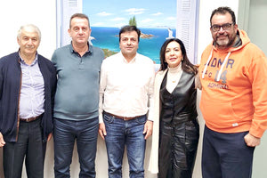 Από την επίσκεψη στην Περιφέρεια Κρήτης του νέου συμβουλίου Μικρασιατών