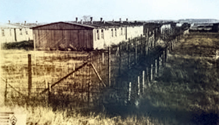 Παράγκα  κρατουμένων  στρατοπέδου  Λάμσντορφ  τα  χρόνια 1941-1945