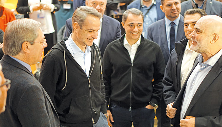 Υπουργός και υφυπουργός υποδέχθηκαν τον Κυριάκο Μητσοτάκη στο Campus της Αγίας Παρασκευής